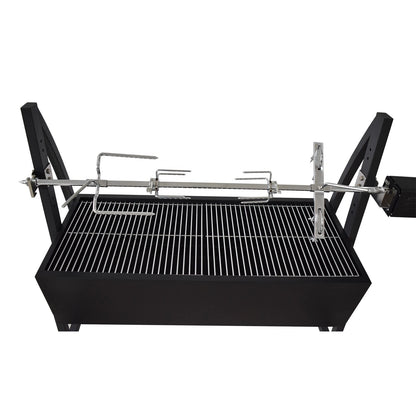 Jumbuck Rondo Medium Charcoal Spit Roaster with Adjustable Rotisserie & 240V Motor