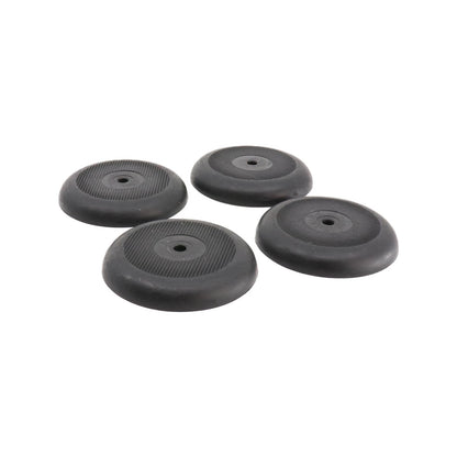 Surface Gard 50mm Black Rubber Bumper 4 Pack - Noise Reduction & Anti-Skid Design