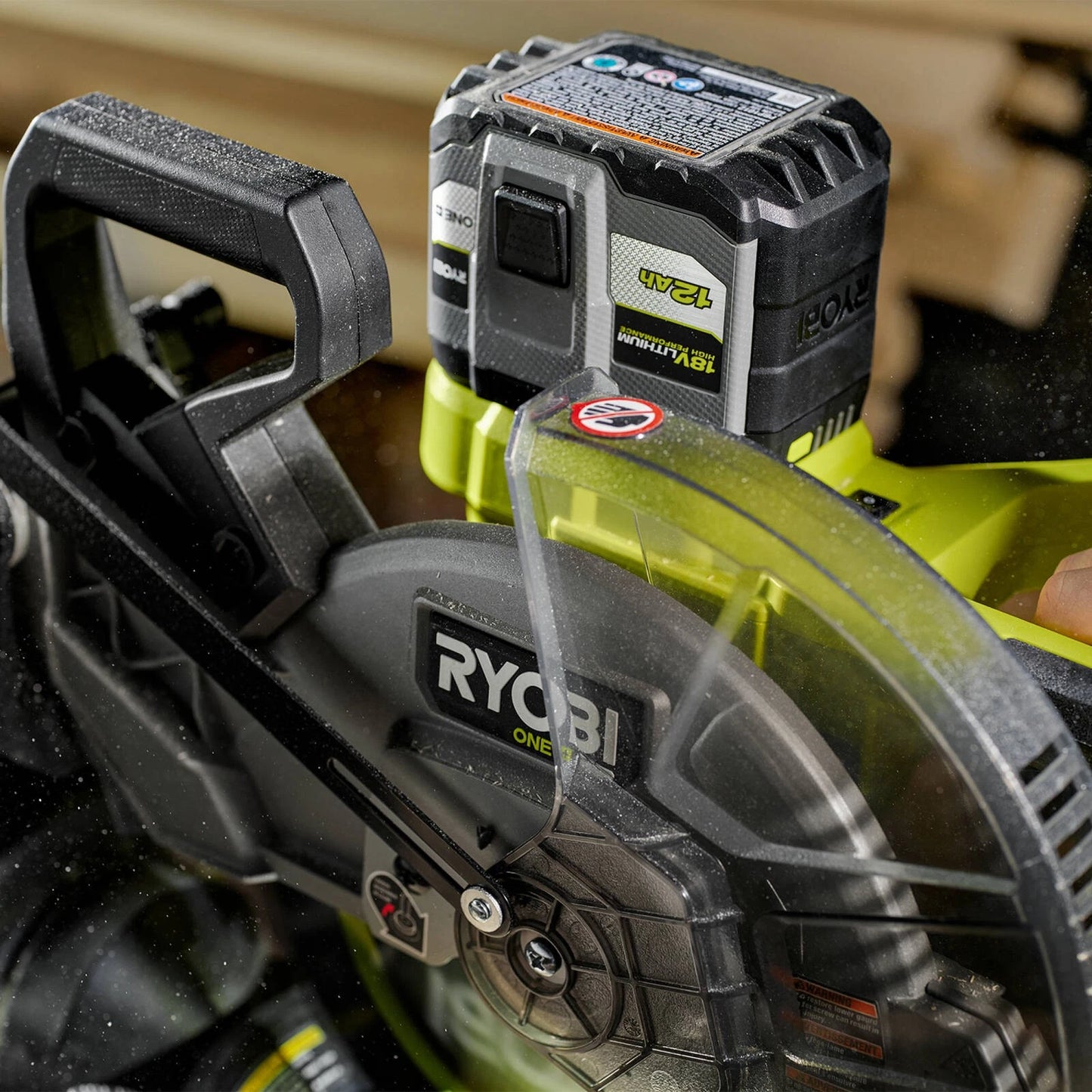 Ryobi 18V ONE+ 12.0Ah High Performance Battery, Long Runtime, 200+ Tool Compatibility