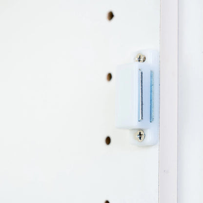 Taskmaster 46mm White Magnetic Door Catches 20 Pack - Self-Aligning, Easy Install