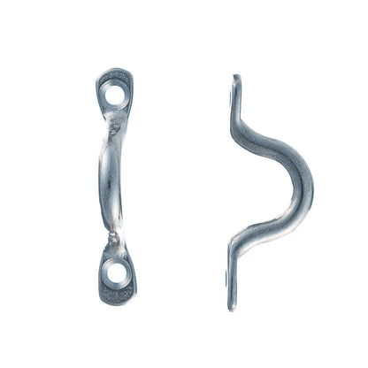 Taskmaster 4mm 316 Stainless Steel Wire Eye Strap - Marine Grade, Pack of 4