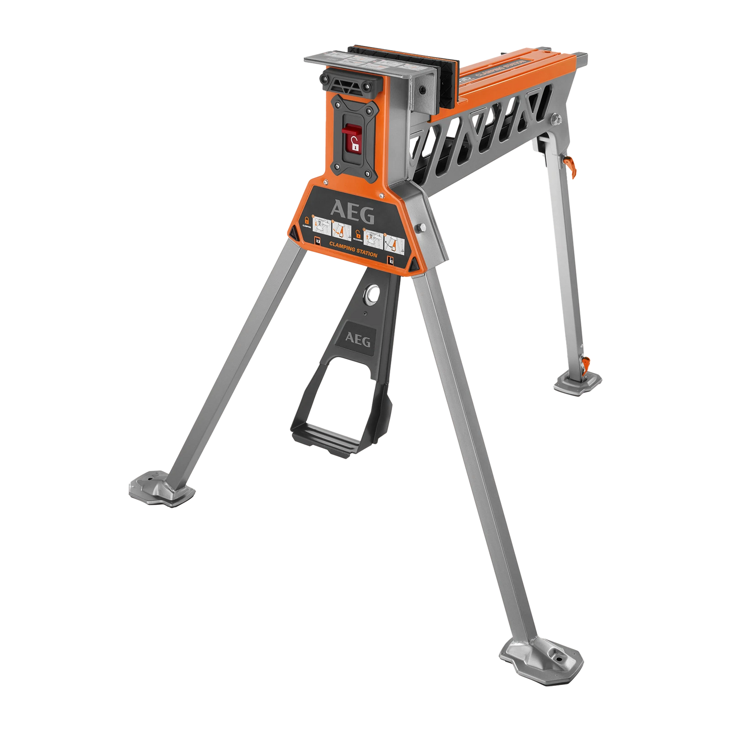 AEG Super Clamp - Heavy-Duty 1-Ton Clamping Force, 940mm Capacity, Steel Construction