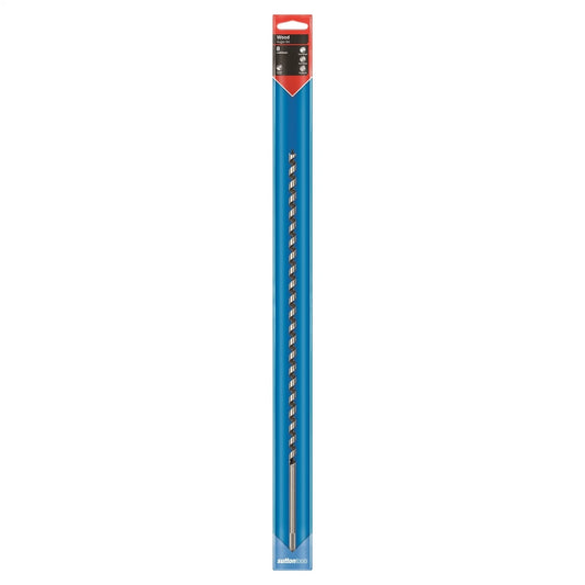 Sutton Tools 460mm x 8mm Long Auger Bit, Hex Shank, Single-Spur, Coarse Screw Point