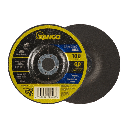 Kango 100mm Grinding Disc, Inox, Aluminium Oxide, Low Thermal Load, Angle Grinder Compatible