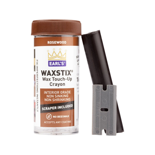 Waxstix Rosewood Timbermate Touch Up Crayon, Easy Scratch Repair, 12 Colours, No Beeswax