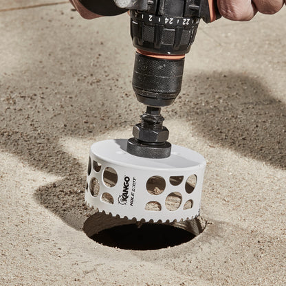 Kango 89mm Bi-Metal Hole Saw with Rapid Removal Slots & Anti-Friction Coating