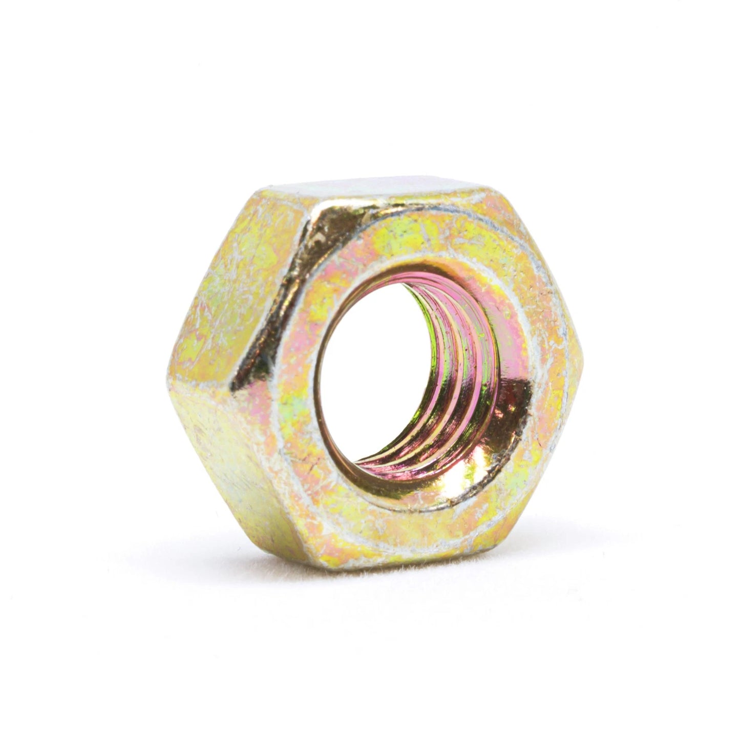 Pinnacle M6 Yellow Zinc High Tensile Hex Nuts - 10 Pack, Corrosion Resistant