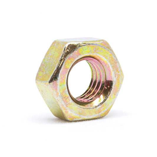 Pinnacle M6 Yellow Zinc High Tensile Hex Nuts - 10 Pack, Corrosion Resistant