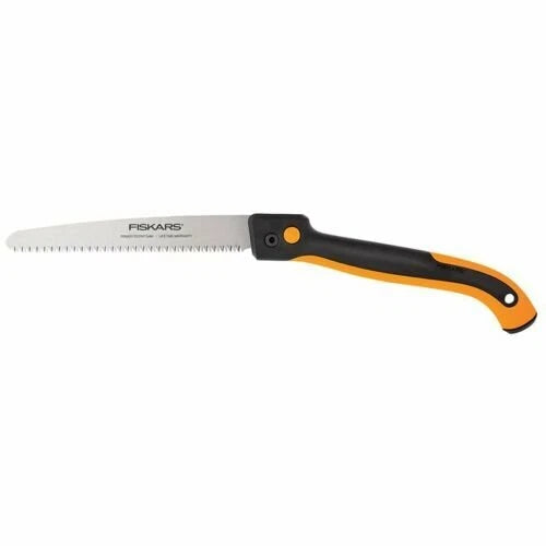 Fiskars Folding Saw, Two Positions, Razor-Sharp Triple-Ground Teeth, Softgrip Handle