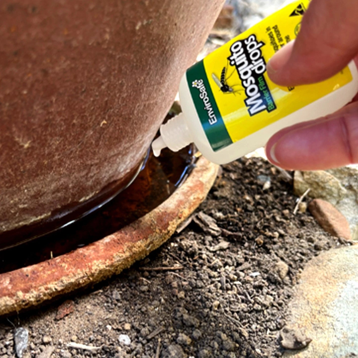 Envirosafe Mosquito Drops 45ml - Chemical-Free, Long-Lasting Larvae Control