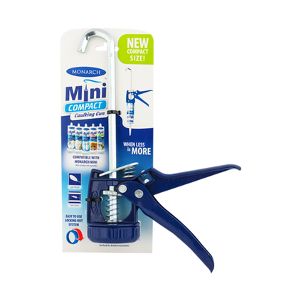 Monarch Mini Compact Caulking Gun, Lightweight, Compatible with Monarch Mini Cartridges, Metal