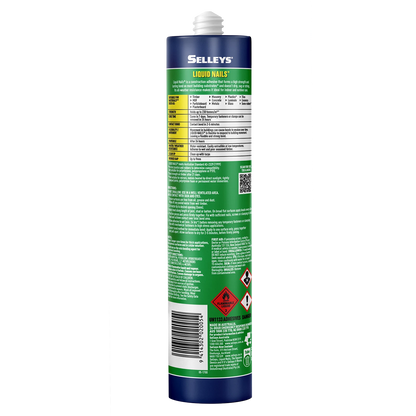 Selleys Liquid Nails 320g Construction Adhesive - High Strength, Less Mess, Indoor/Outdoor Use