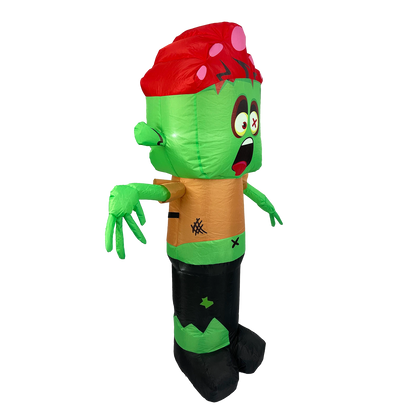 Galah 1.2M Halloween Zombie Inflatable with LED Lights for Indoor/Outdoor Use