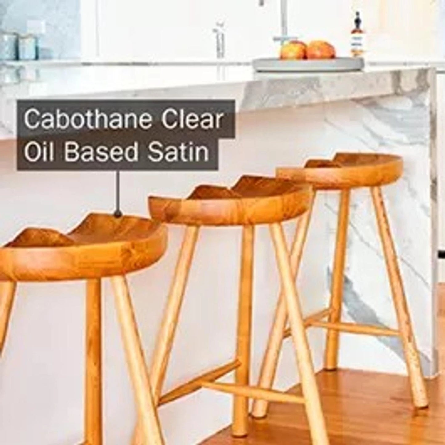 Cabot's Satin Oil-Based Polyurethane Varnish 250ml - Durable, Scratch & Stain Resistant
