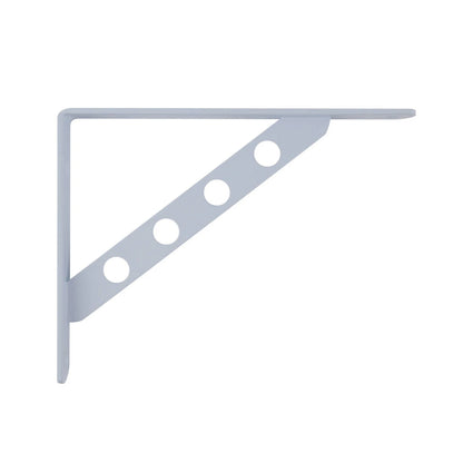 Carinya White Heavy Duty Circle Stayed Bracket, 250x195mm, 200kg Capacity, Powder Coated Steel