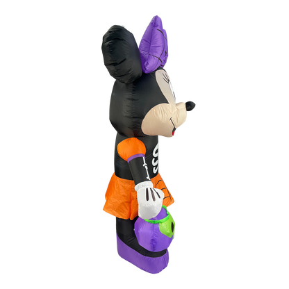 Disney 1.8m Inflatable Halloween Minnie with LED Lights for Indoor/Outdoor Use