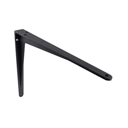 Carinya Black Heavy Duty Cast Aluminium Angle Bracket 400x350mm, 150kg Load Capacity