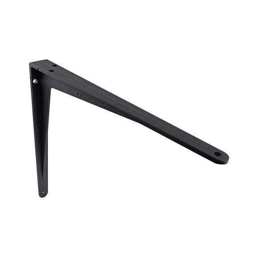 Carinya Black Heavy Duty Cast Aluminium Angle Bracket 400x350mm, 150kg Load Capacity
