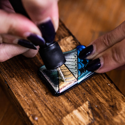 Ryobi 2.8mm Spear-Shaped Engraving Burr for Glass & Tile, Diamond Coated, 35,000 RPM