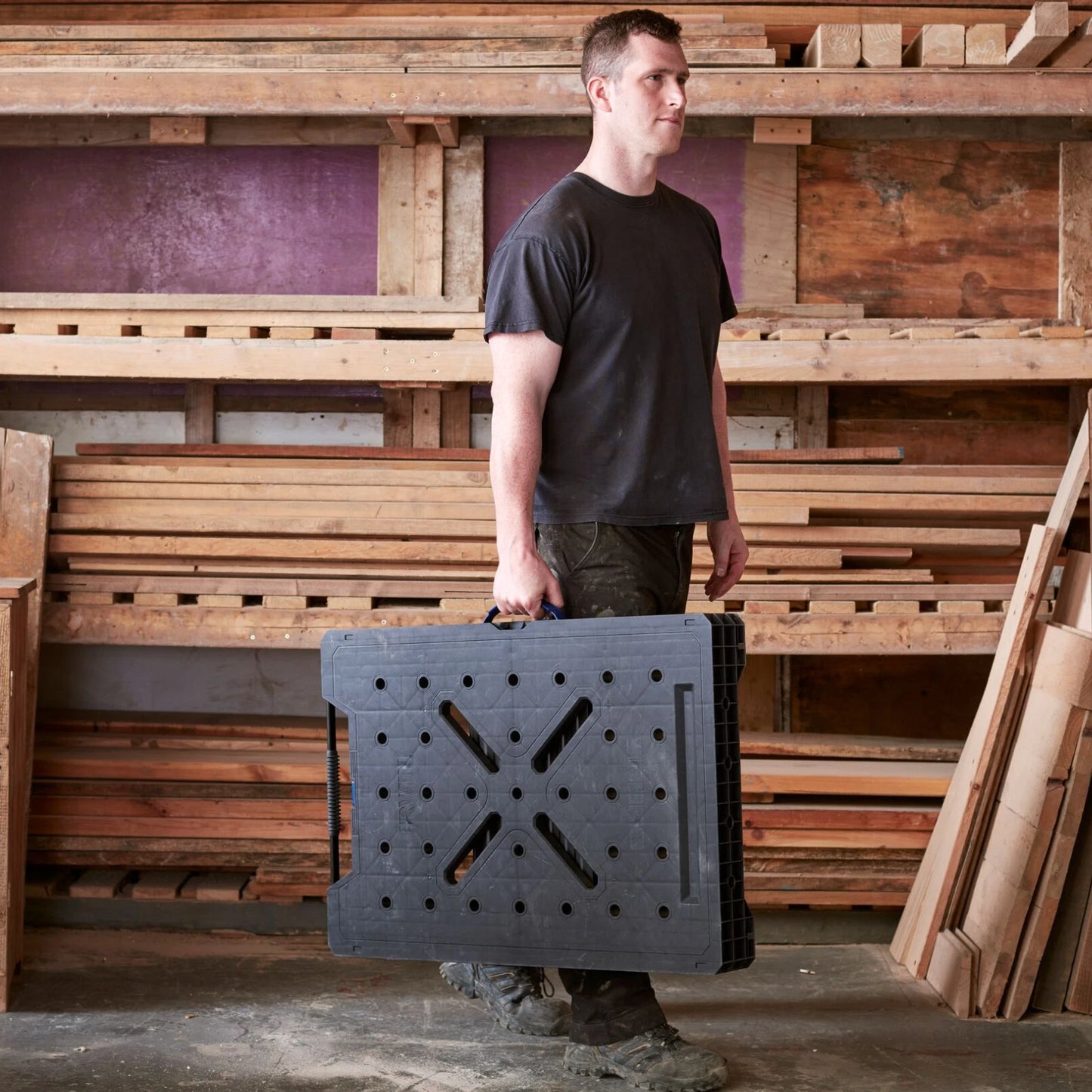 IRWIN Express Folding Workbench, Heavy-Duty, Portable, 455kg Capacity, Large Work Surface