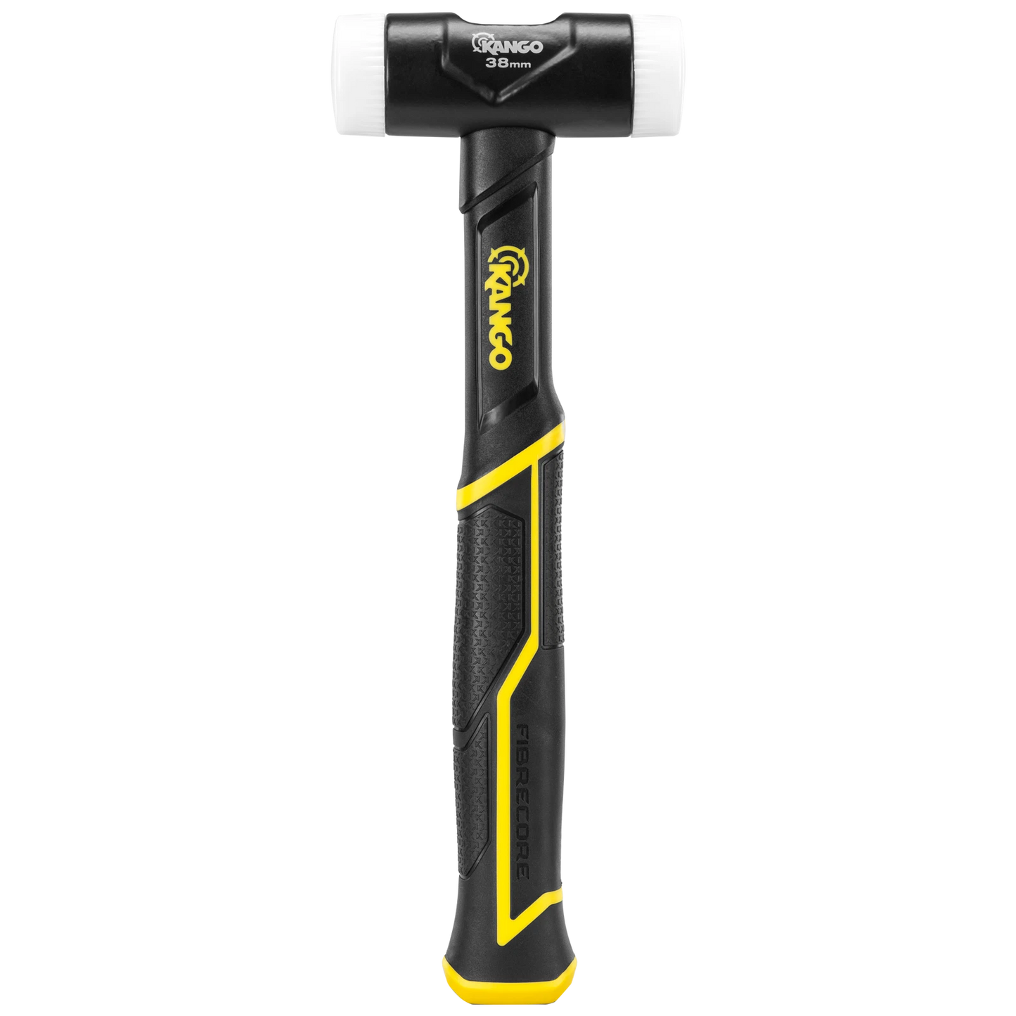 Kango 38mm Soft Face Mallet with Interchangeable Nylon Faces and Wedged Handle Design