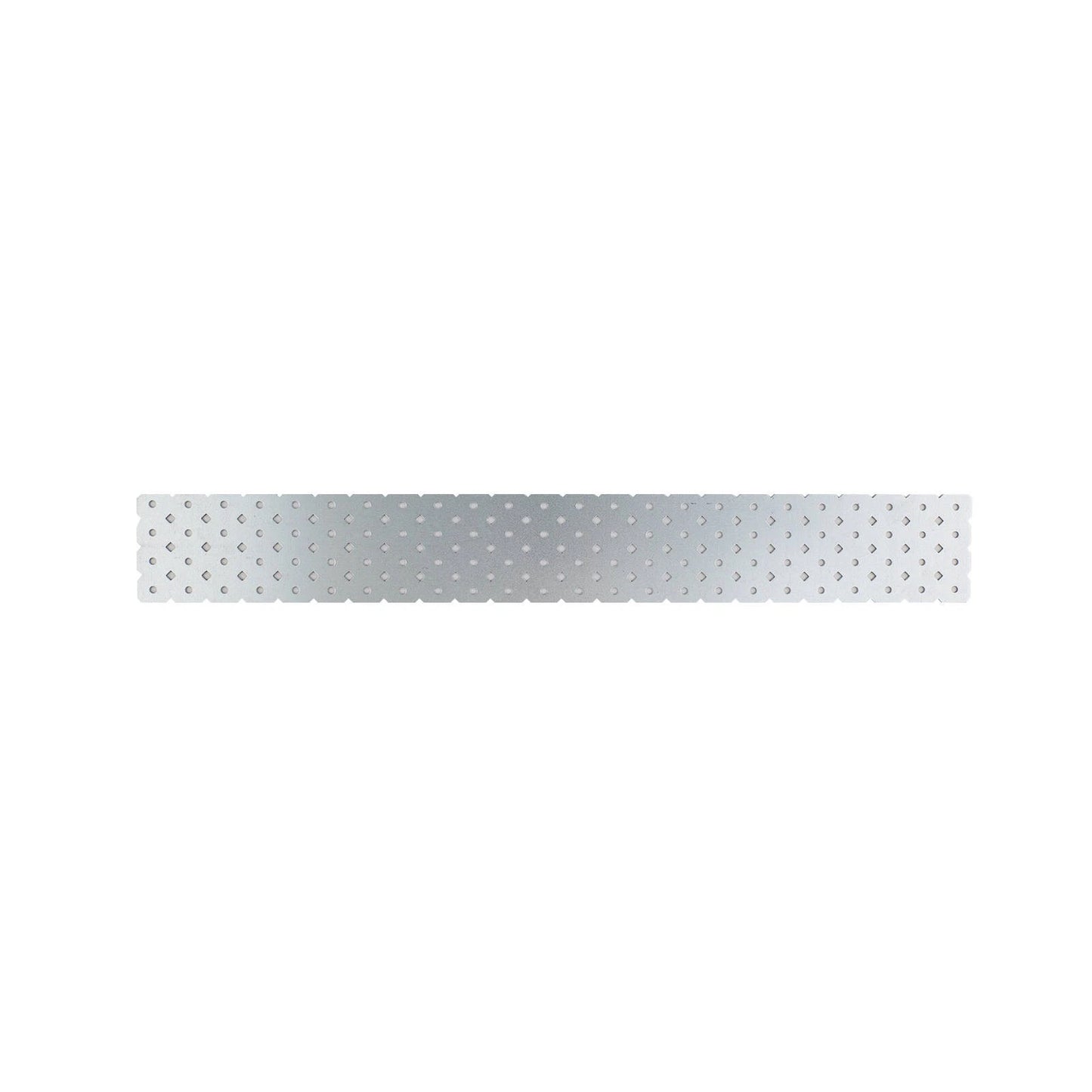 Carinya Galvanised Flat Plate 600x80x1mm Customisable DIY Bracket with Perforations