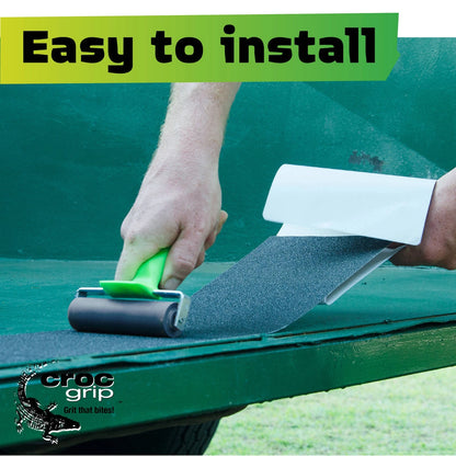 Croc Grip Black Anti-Slip Sheet 500x500mm P5 Rated, Chemical & Oil Resistant, Self-Adhesive