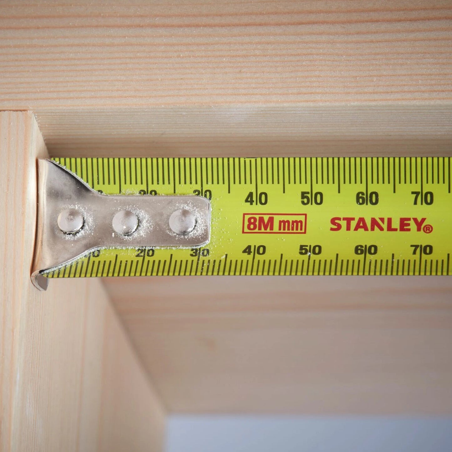 Stanley 8m Tape Measure, Durable ABS Case, High Contrast Blade, Thumb Lock