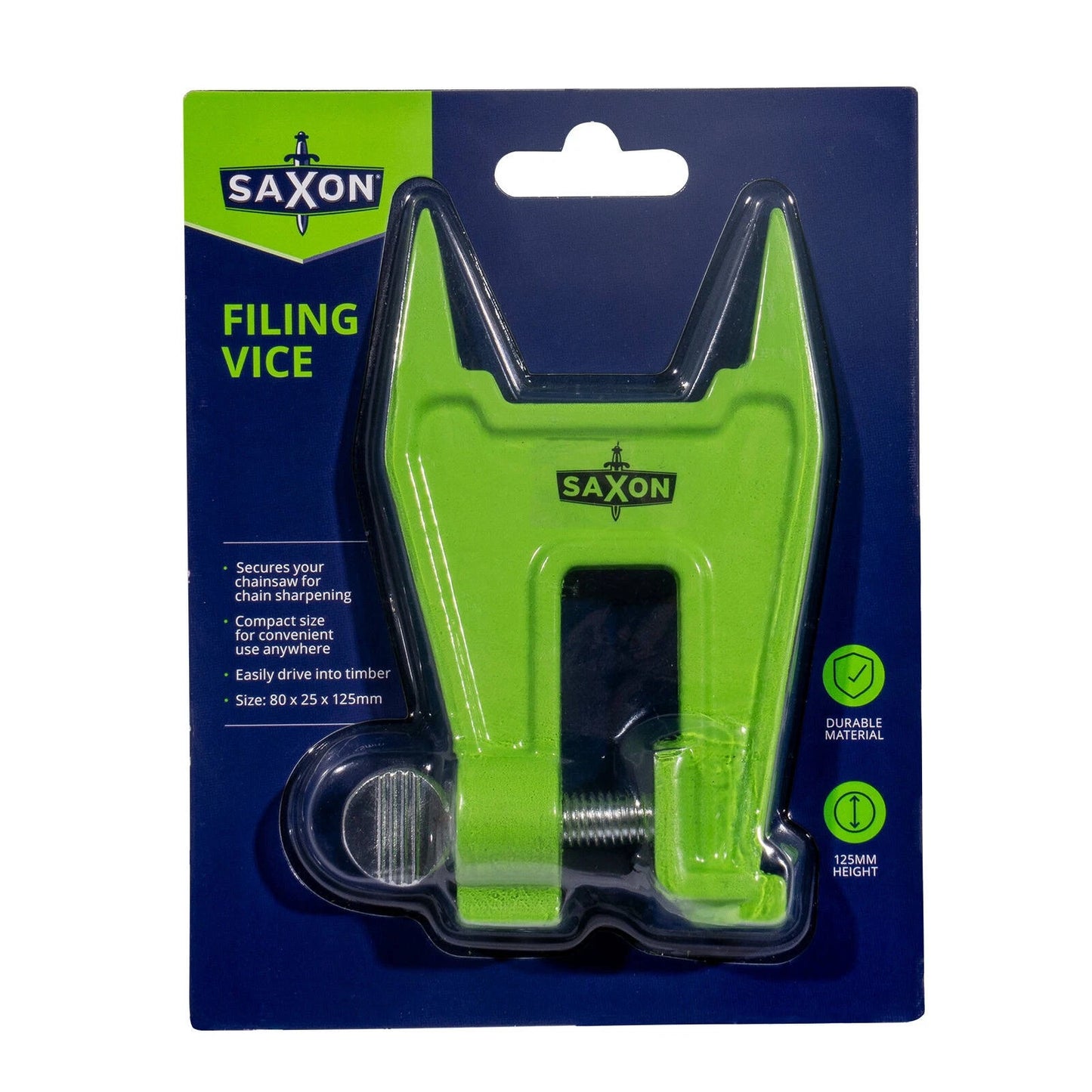 Saxon Chainsaw File Vice - Secure, Portable, Rust Resistant, Easy Timber Drive