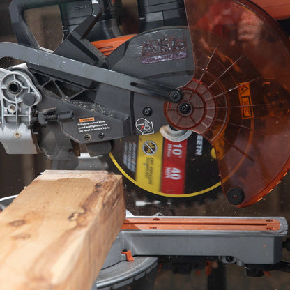 Kango 254mm 60T Mitre Saw Blade, Cobalt Teeth, Anti-Stick, Anti-Kickback