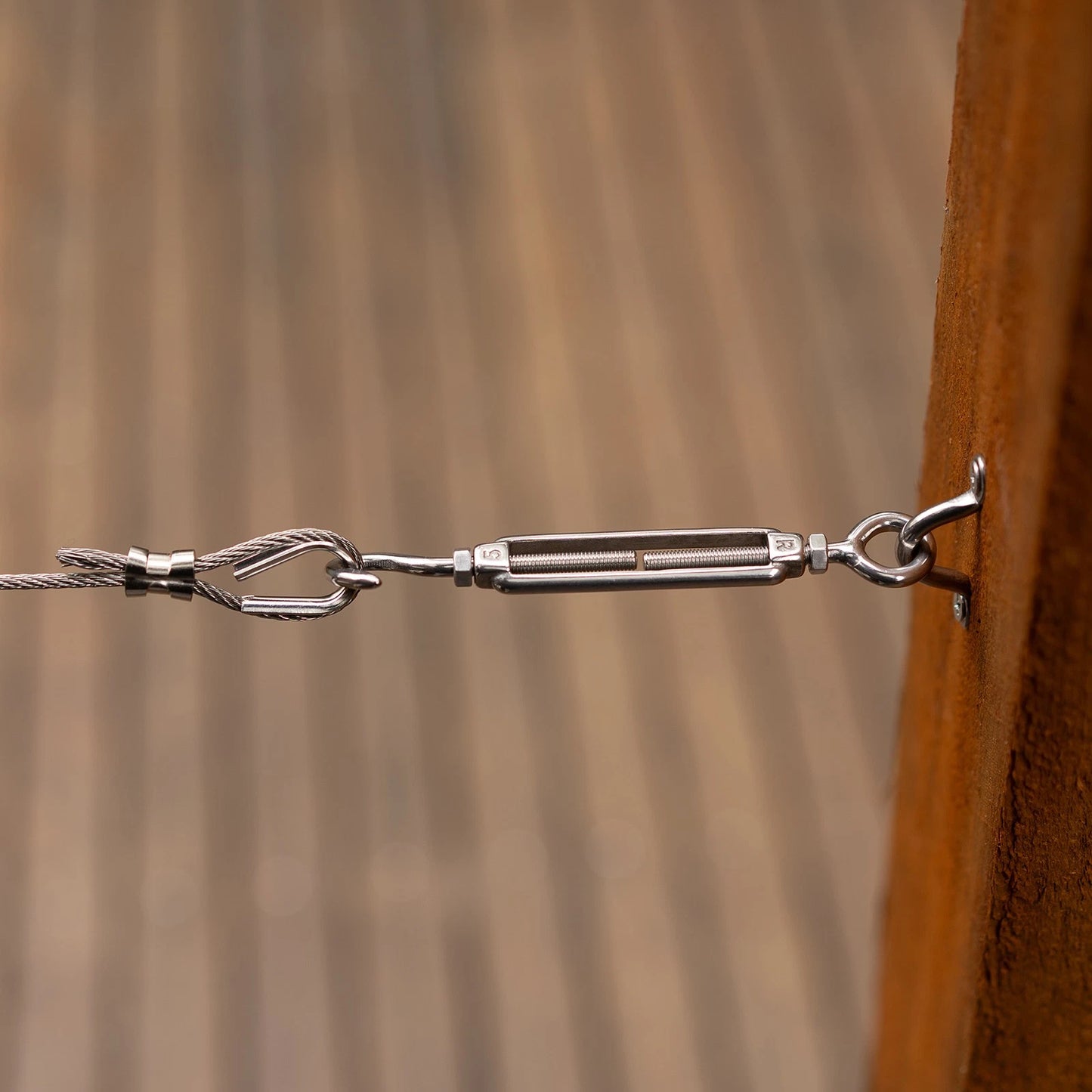 Taskmaster 5mm 316 Stainless Steel Hook/Eye Balustrade Kit for Marine & Timber Use