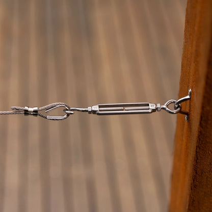 Taskmaster 5mm 316 Stainless Steel Hook/Eye Balustrade Kit for Marine & Timber Use