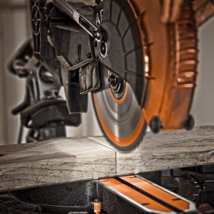 AEG 1800W Dual Bevel Slide Compound Mitre Saw with 70° Mitre Capacity & LED Light