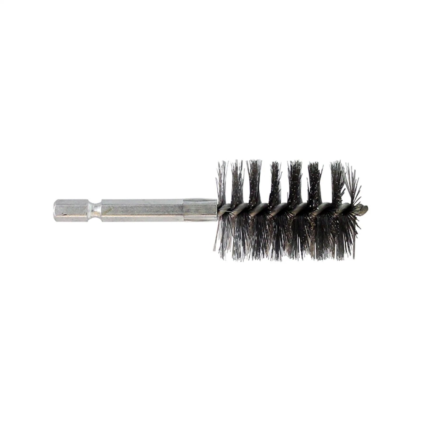Josco 32mm Hex Wire Tube Brush, Steel, Rust Removal, Power Drill Compatible