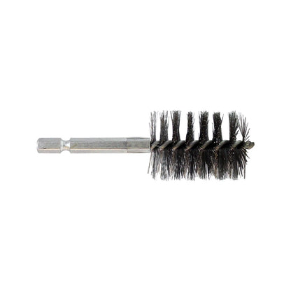 Josco 32mm Hex Wire Tube Brush, Steel, Rust Removal, Power Drill Compatible