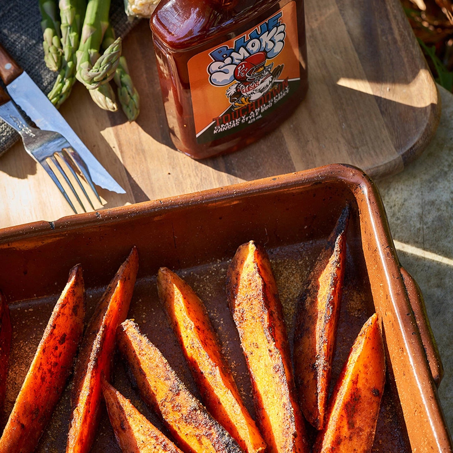 Blue Smoke Kansas BBQ Sauce 425ml - Authentic American Flavour, Gluten Free, Made in Australia