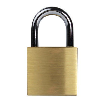 Lockwood 30mm Brass Padlock, Heavy Duty, Corrosion Resistant, Double Locking