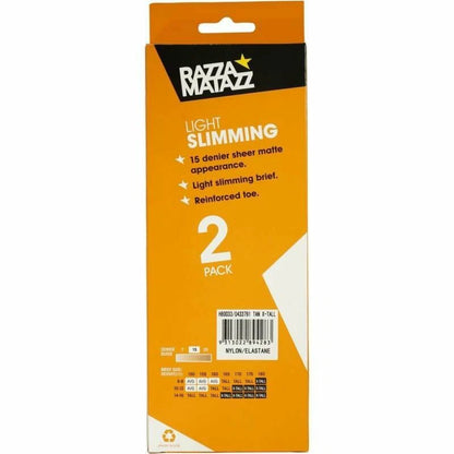 Razzamatazz Pantyhose Control X-tall 3x 2pk - Comfort & Support for Tall Sizes