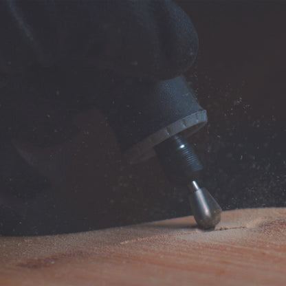 Dremel 6.4mm High Speed Cutter for Wood, Plastic & Soft Metals, Oval Design, Silver