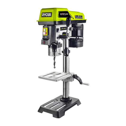 Ryobi 390W 13mm Drill Press with Laser, 5 Speeds, Adjustable Table