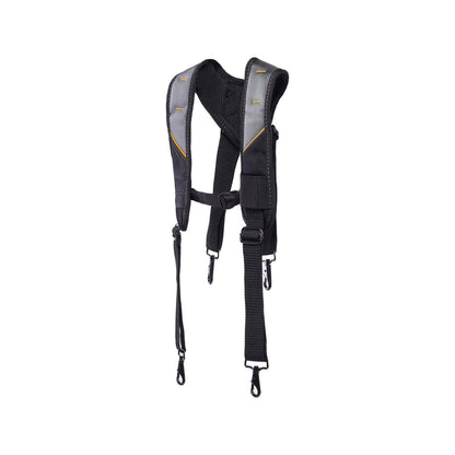 ToughBuilt Pro Padded Suspenders, Universal Fit, Heavy-Duty, Adjustable, Reinforced Durability
