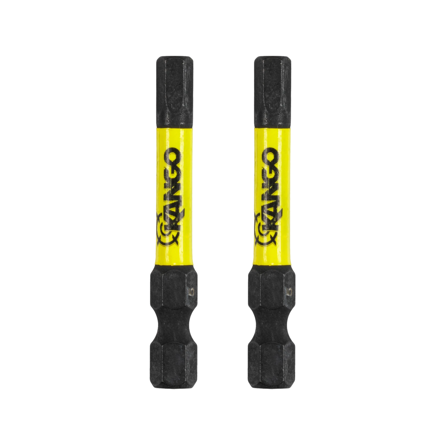Kango Hypertorque 50mm HEX5 Impact Driver Bit 2 Pack, Magnetised Tips, Torsion Zone