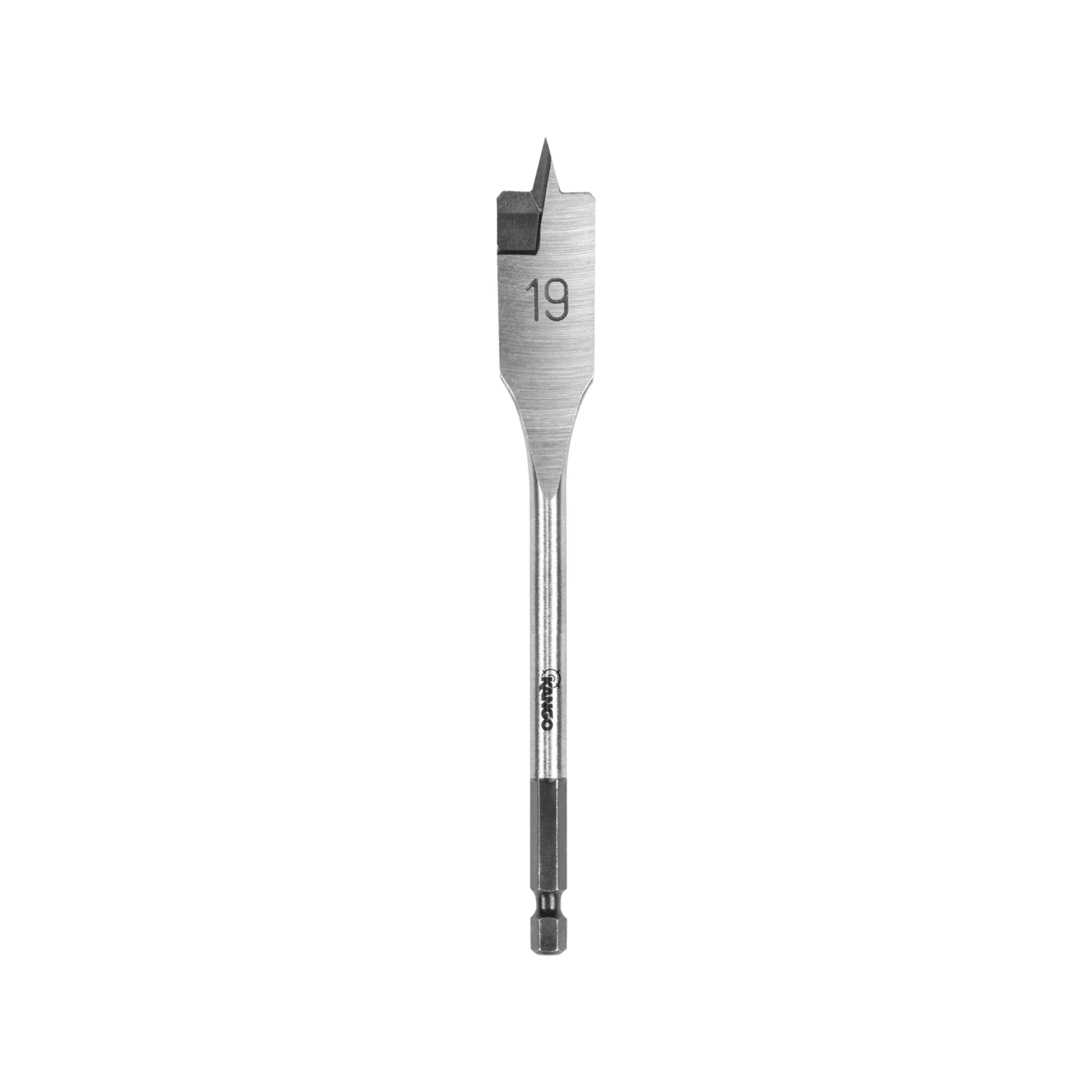 Kango 19mm Spade Bit, Wingless Design, ¼” Hex Shank, Efficient Timber Drilling