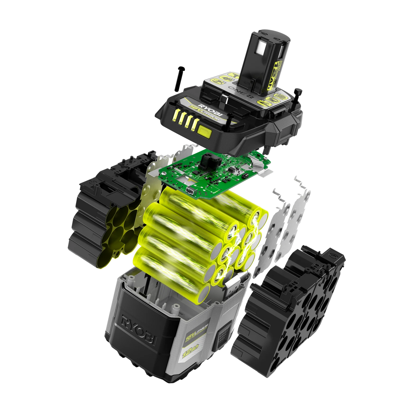 Ryobi 18V ONE+ 12.0Ah High Performance Battery, Long Runtime, 200+ Tool Compatibility