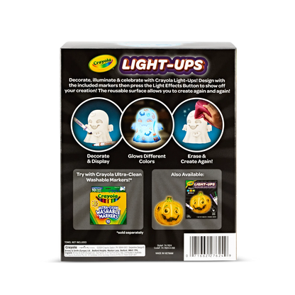 Crayola Light-Ups Ghost - Interactive Glow Toy for Kids, Reusable & Non-Toxic