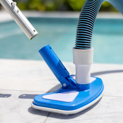 Hy-Clor Vinyl Vacuum Head for Vinyl & Fibreglass Pools, Soft Bristles, Universal Pole & Hose Fit
