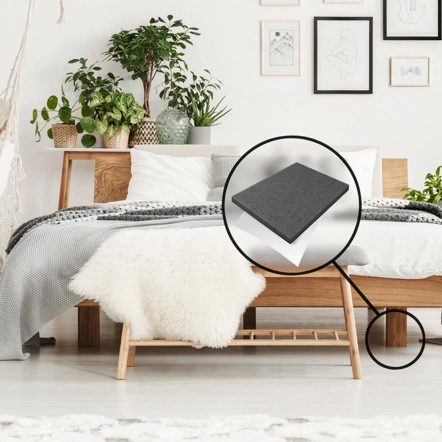 Slipstick Heavy Duty Self-Adhesive Floor Felt Pads 114x152mm Grey 2 Pack