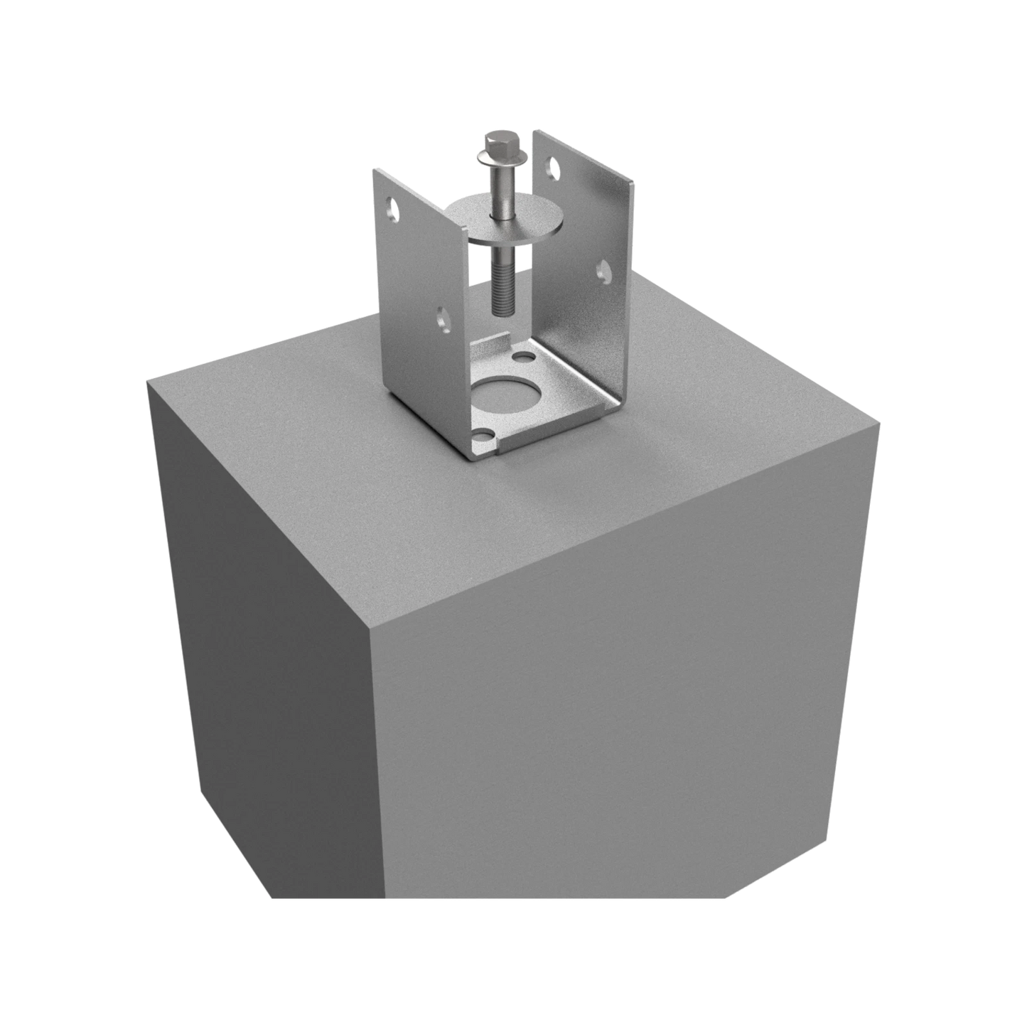 Vuepro 90mm Stainless Steel Bolt Down Post Support for Coastal Environments