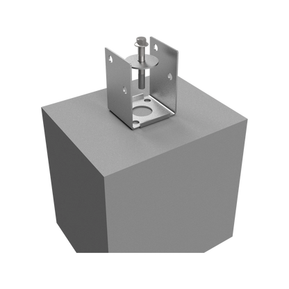 Vuepro 90mm Stainless Steel Bolt Down Post Support for Coastal Environments