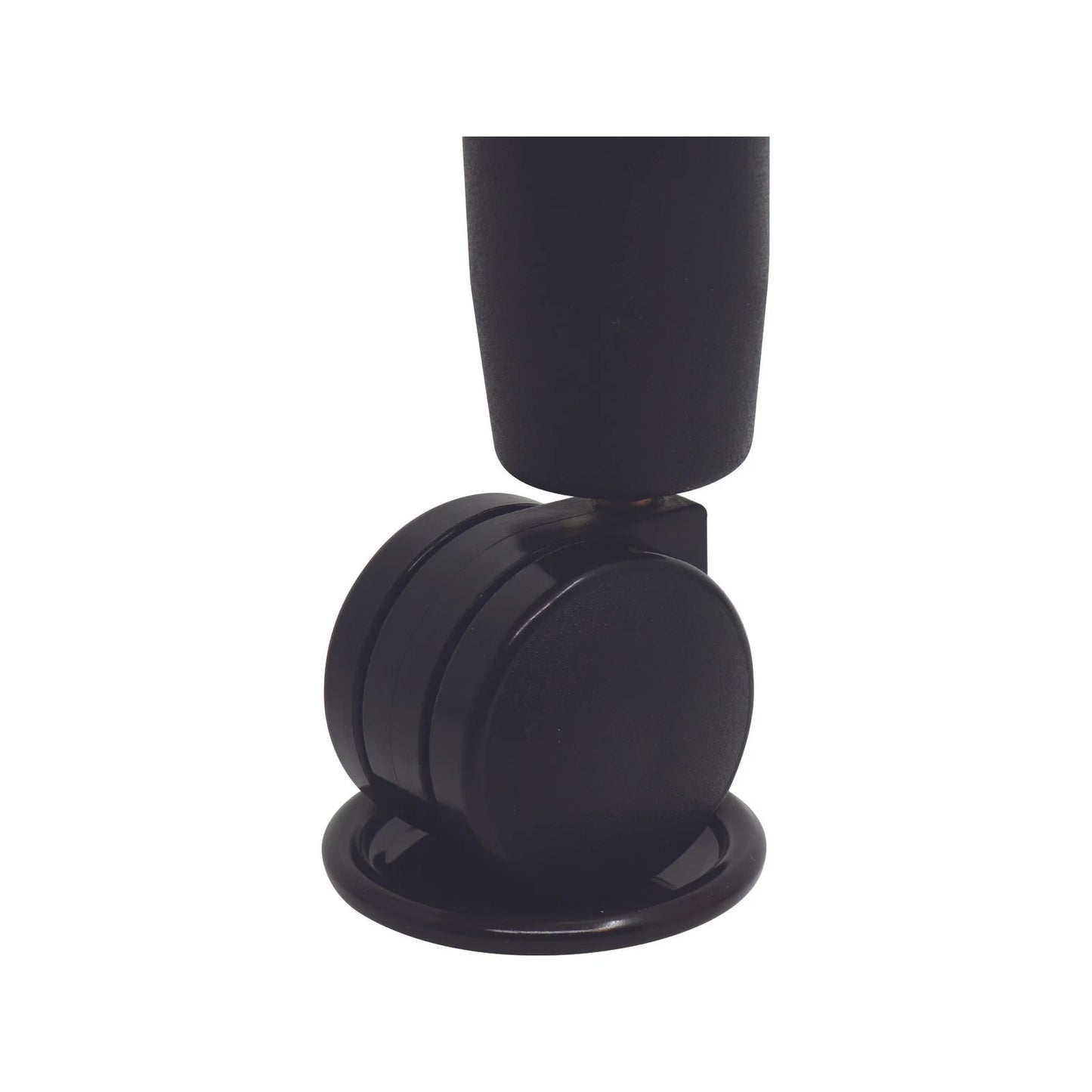 Surface Gard 51mm Brown Round Carpet Base Castor Cups, Steel & Felt, 4 Pcs